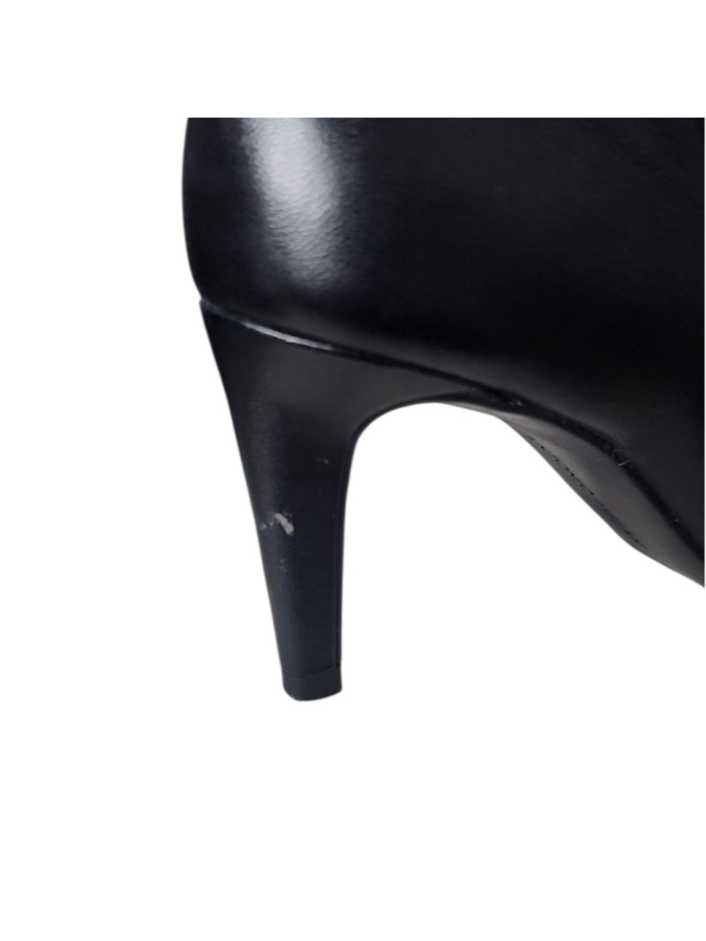 Antonio Melani Genuine Leather Black Ankle Booties Women's 5.5 - Picture 4 of 5